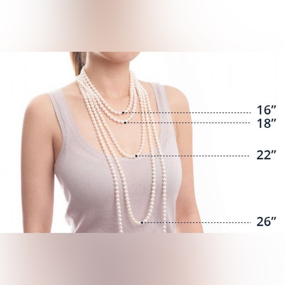 EUC Magenta 🩷💜Freshwater Pearl Necklace 18” - Picture 16 of 16